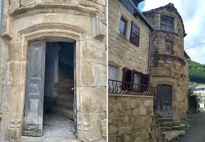 achat vente Ancienne Maison-Forte a vendre  ISMH en totalité à restaurer , grandes caves, puits Mende  à 25 mn, dans un village historique, jolies vues LOZERE LANGUEDOC ROUSSILLON
