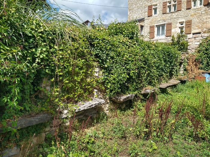 achat vente Ancienne Maison-Forte a vendre  ISMH en totalité à restaurer , grandes caves, puits Mende  à 25 mn, dans un village historique, jolies vues LOZERE LANGUEDOC ROUSSILLON