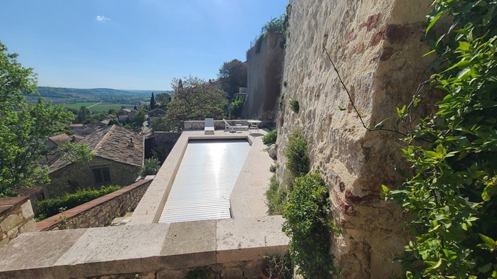 achat vente Tour Médiévale a vendre  , piscine, puits Lauzerte , dans une bastide médiévale, vue panoramique TARN ET GARONNE MIDI PYRENEES
