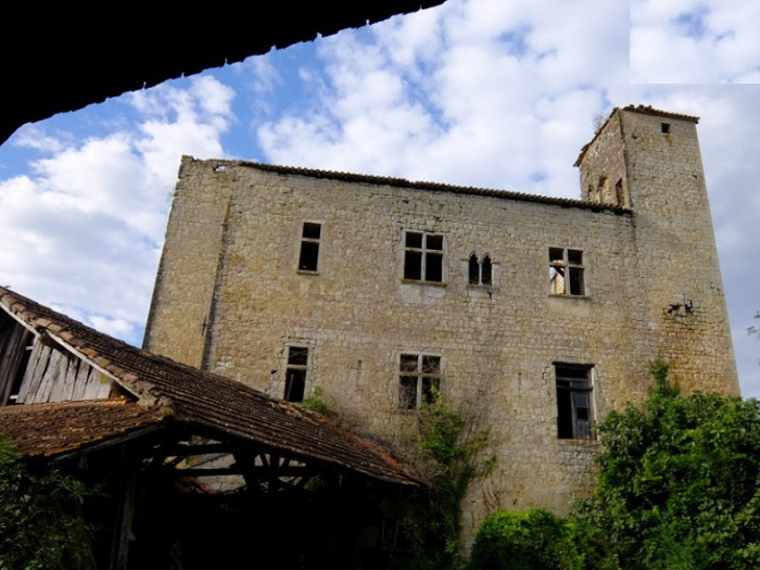 achat vente Château Médiéval a vendre  inscrit MH à restaurer , deux maisons d'habitation, dépendances Valence sur Baïse , proche Condom GERS MIDI PYRENEES