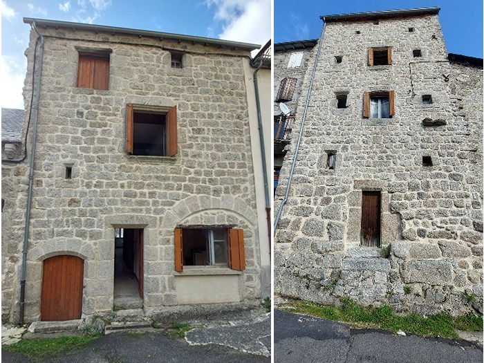achat vente Maison de village a vendre  , cave  Serverette , dans un charmant petit village LOZERE LANGUEDOC ROUSSILLON
