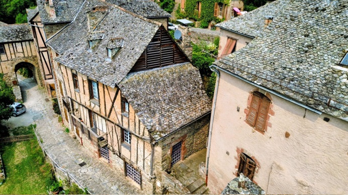 achat vente Maison Médiévale a vendre   Conques ,  au cœur du village, très belle vue AVEYRON MIDI PYRENEES